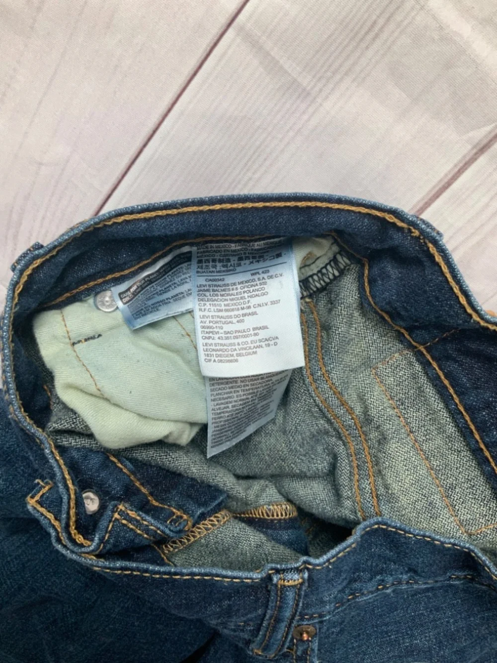 Levi's 569 relaxed Straight Jeans Men's 36x30 Dark Wash Blue 100% Cotton Denim